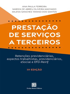 cover image of Prestação de Serviços a Terceiros--11ª Edição
